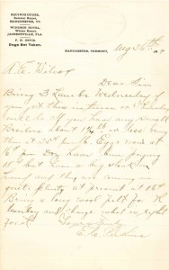 1892 Letter